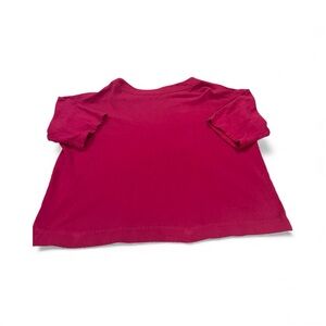 Bryn Walker Sweater Shirt Size L Maroon Pink Bamboo Organic Cotton